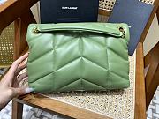YSL Loulou Puffer Quilted Lambskin Bag Avocado Green Size 29 x 17 x 11 cm - 2