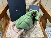 YSL Loulou Puffer Quilted Lambskin Bag Avocado Green Size 29 x 17 x 11 cm - 6