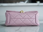 Chanel Lambskin Chain Flap Bag Pink Size 21 cm - 5