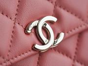 Chanel Handle Mini Waste Bag Peach Powder Size 12.5 cm - 6