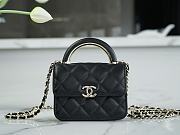 Chanel Handle Mini Waste Bag Black Size 12.5 cm - 1