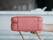 Chanel Mini Chain Cosmetic Bag Pink Size 14 × 9 × 6 cm - 6