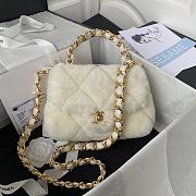 Chanel Pillow White Bag Size 15 x 20.5 x 8 cm - 1