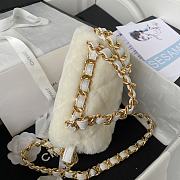 Chanel Pillow White Bag Size 15 x 20.5 x 8 cm - 6