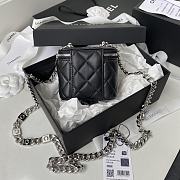 Chanel Chain Box Bag Black Size 12 cm - 6
