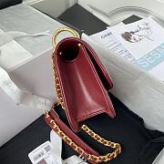 Chanel Vintage Flap Bag Red Size 12 × 20 × 6 cm - 6