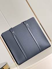 Louis Vuitton LV Aerogram Tote Bag Blue Size 36.5 x 34 x 13 cm - 2