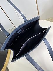 Louis Vuitton LV Aerogram Tote Bag Blue Size 36.5 x 34 x 13 cm - 4