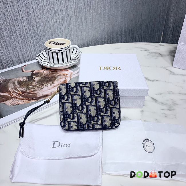 Dior Oblique Card Case Size 11 x 9 x 2 cm - 1