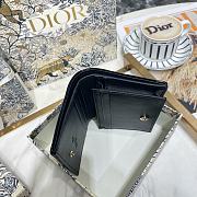 Lady Dior Wallet Black Size 11 x 8.5 x 3 cm - 2