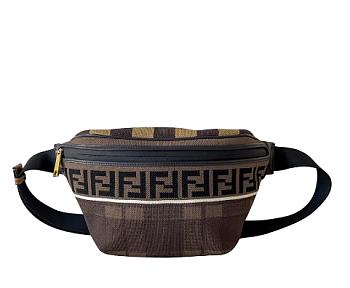 Fendi Vitello Century Maglia Belt Bag Size 33 x 20 x 7 cm