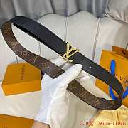 Louis Vuitton LV Belt 3.0 cm with gold and silver hardware - 1