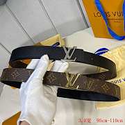 Louis Vuitton LV Belt 3.0 cm with gold and silver hardware - 6