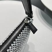 Prada Duchesse Pouch With Synthetic Crystals Size 22 x 12 x 6 cm - 6