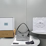 Prada Satin Mini-Bag With Artificial Crystals Size 17 x 6 x 22 cm - 1
