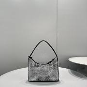 Prada Satin Mini-Bag With Artificial Crystals Size 17 x 6 x 22 cm - 5