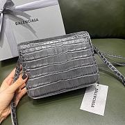 Balenciaga Chain Strap Wallet Bag Grey Size 18 x 14 x 9.5 cm - 4