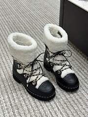 Chanel Boots Black/White - 3