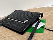 Botega Venata Woven Handbag Black Size 27.5 x 20.5 x 2 cm - 3
