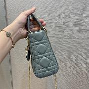 Dior Lady Rock Color Bag Size 17 cm - 4