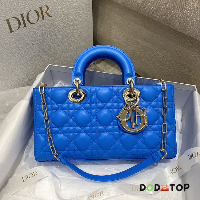 Dior D-joy Shoulder Strap Blue Size 26 x 6 x 14 cm - 1