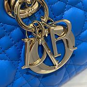 Dior D-joy Shoulder Strap Blue Size 26 x 6 x 14 cm - 3