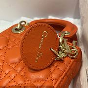 Dior Lady Orange Size 12 x 10 x 5 cm - 2