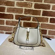 Gucci Jackie 1961 Mini Shoulder Bag White Size 19 x 13 x 3 cm - 1