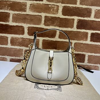Gucci Jackie 1961 Mini Shoulder Bag White Size 19 x 13 x 3 cm