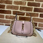 Gucci Jackie 1961 Mini Shoulder Bag Pink Size 19 x 13 x 3 cm - 1