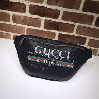 Gucci Chest Bag Black Size 28 x 18 x 8 cm