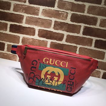 Gucci Chest Bag Red Size 28 x 18 x 8 cm