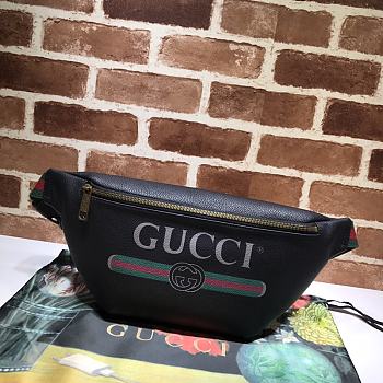 Gucci Chest Bag Black 01 Size 28 x 18 x 8 cm