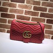 Gucci Marmont Red Size 31 × 19 × 7 cm - 1