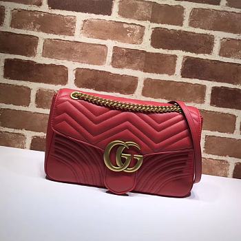 Gucci Marmont Red Size 31 × 19 × 7 cm