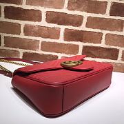 Gucci Marmont Red Size 31 × 19 × 7 cm - 4