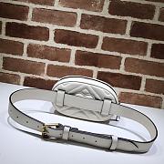 Gucci GG Marmont Mini Waist Bag White Size 18 x 11 x 5 cm - 4