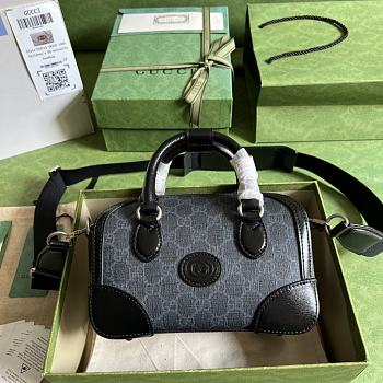 Gucci Small Travel Bag Black Size 21.5 x 12.5 x 13 cm
