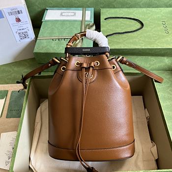 Gucci Diana Small Bucket Bag Brown Size 23.5 x 38 x 10.5 cm