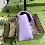 Gucci GG Marmont Light Purple Size 26 x 15 x 7 cm - 6