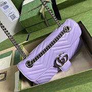 Gucci GG Marmont Light Purple Size 26 x 15 x 7 cm - 3