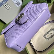 Gucci GG Marmont Light Purple Size 26 x 15 x 7 cm - 2