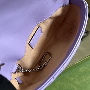 Gucci GG Marmont Mini Light Purple Size 16.5 x 10.2 x 5.1 cm - 4