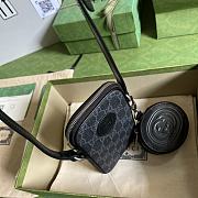 Gucci Mini Bag With Interlocking G Black Size 10 x 17.5 x 2 cm - 3