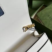 Gucci GG Matelassé Chain Bag White Size 20 x 12.5 x 4 cm - 6