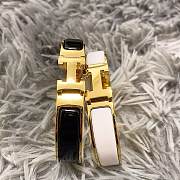 Hermes Black/White bracelet - 4