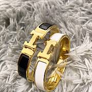 Hermes Black/White bracelet - 2