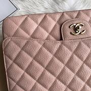 Chanel Maxi Classic Flap Bag In Pink Size 33 cm - 6