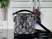 Louis Vuitton LV Nano Noé Handbag Denim Size 13 x 16 x 10 cm - 6