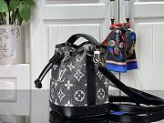 Louis Vuitton LV Nano Noé Handbag Denim Size 13 x 16 x 10 cm - 5